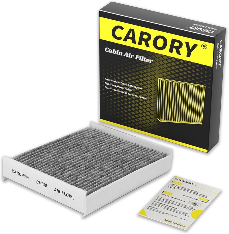 Carory Cabin Air Filter w/Activated Carbon for Ford F-150 2015–2025, Expedition 2018–2024, F-150 Lightning 2022–2024, Super Duty F-250/F-350/F-450/F-550,Lincoln Navigator 2018–2024, and More - Image 1